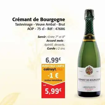 Colruyt Crémant de bourgogne offre