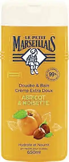 Casino Supermarchés Douche & Bain Crème Extra Doux Abricot & Noisette offre