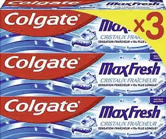 Casino Supermarchés Dentifrice Cristaux Fraîcheur Max Fresh offre