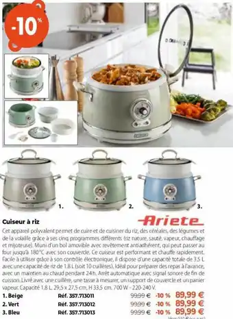 Cuiseur à riz ariete