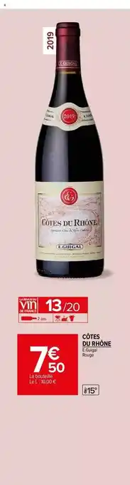 E.guigal rouge côtes du rhône