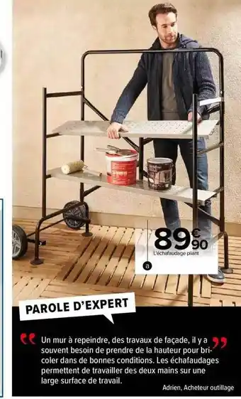 Échafaudage pliant