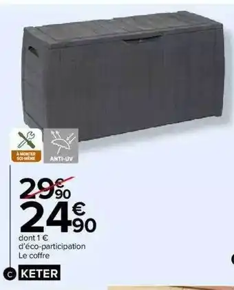Carrefour Market Coffre keter offre
