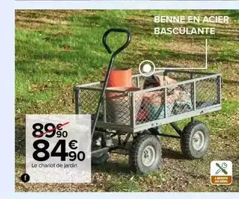 Carrefour Market Chariot de jardin offre