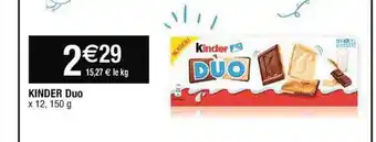 Cora x Carrefour Kinder duo offre