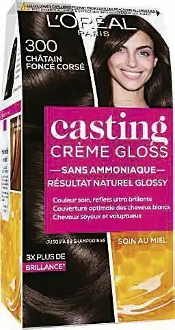 Coloration Casting Crème Gloss N° 300 Châtain Foncé Corsé