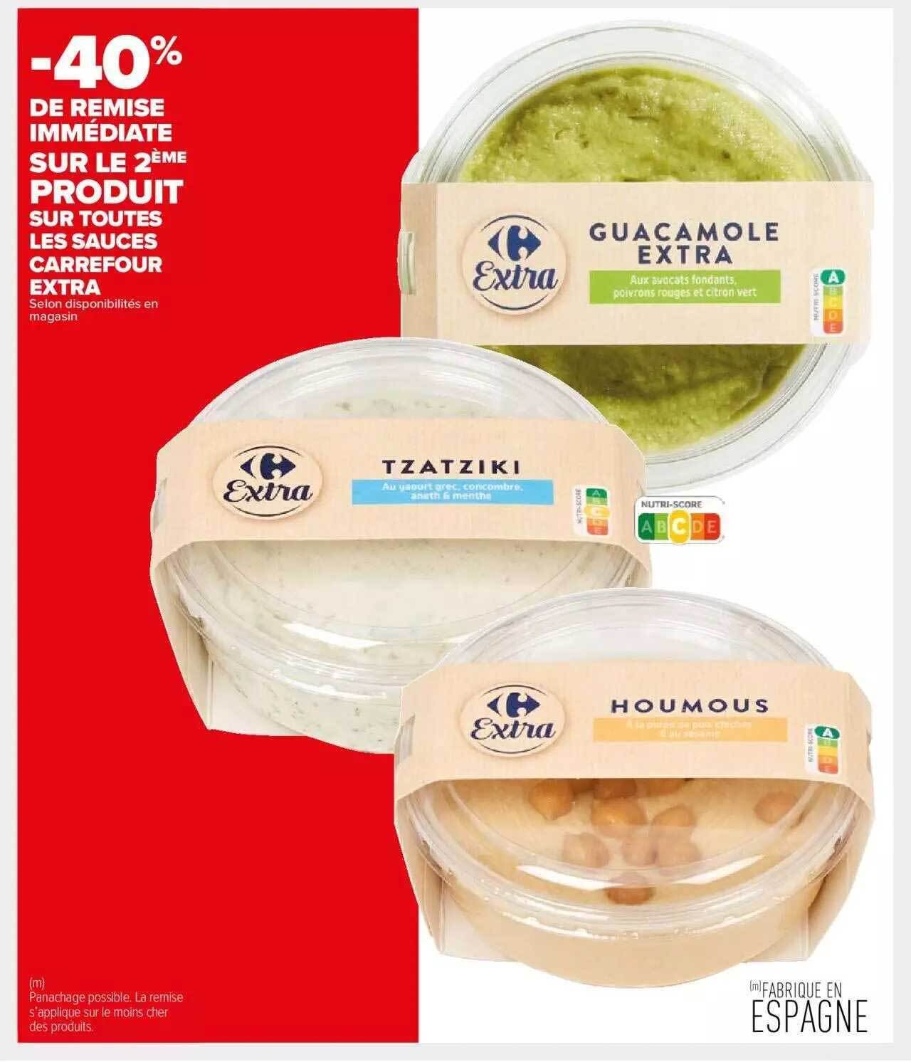 Promo Sauces carrefour extra chez Carrefour Market