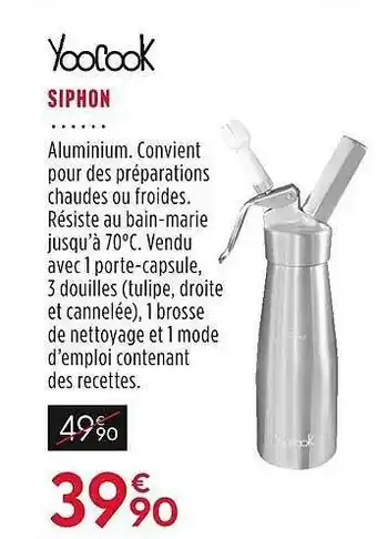 Culinarion Siphon youcook offre