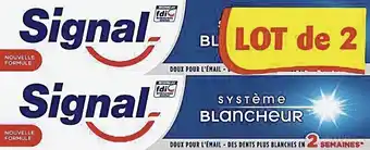 Casino Supermarchés Dentifrice système Blancheur offre