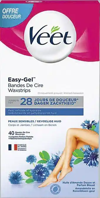 Bandes de Cire Peaux Sensibles