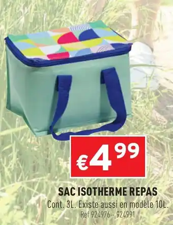 Trafic Sac Isotherme Repas offre