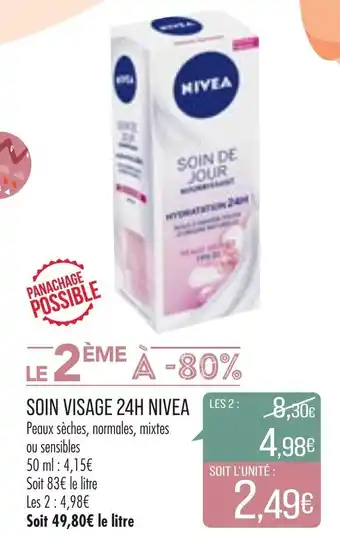 Match Soin Visage 24H Nivea offre