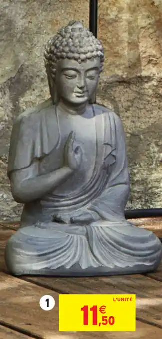 Bouddha Assis H 30cm