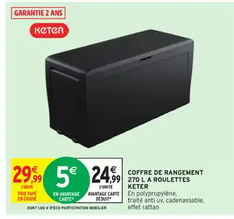 Intermarché Coffre de Rangement offre