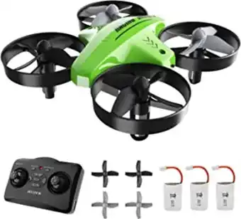 Amazon Atoyx drone enfant d'intérieur hélicoptère télécommandé quadcopter mini drones pour enfants avec mode sans tête avion mini... offre