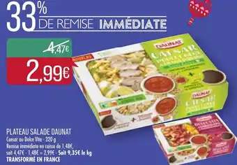 Match Plateau Salade Daunat offre