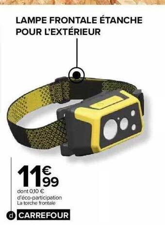 Carrefour Market Torche frontale carrefour offre