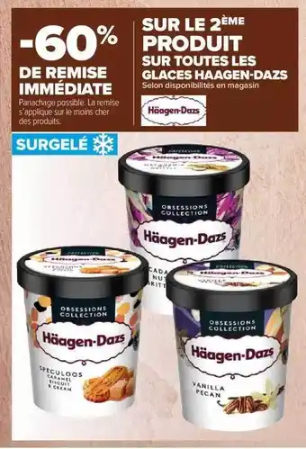 Carrefour Market Glaces häagen-dazs offre