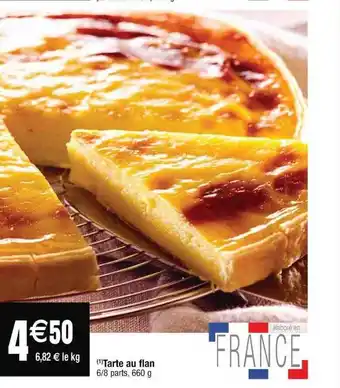 Cora x Carrefour Tarte au flan offre