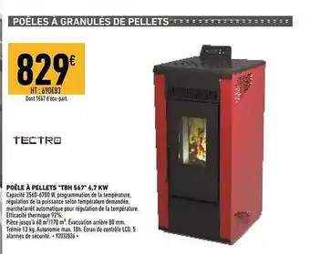 Brico Cash Poêle à pellets offre