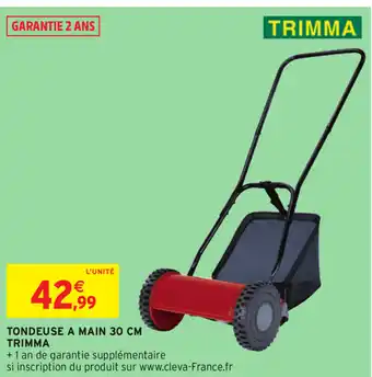 Intermarché Tondeuse a Main 30cm Trimma offre