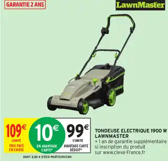Intermarché Tondeuse Electrique 1900W offre