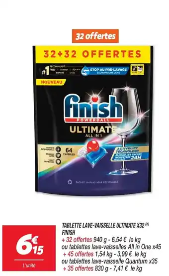 Netto Tablette Lave-Vaisselle Ultimate X32 Finish offre