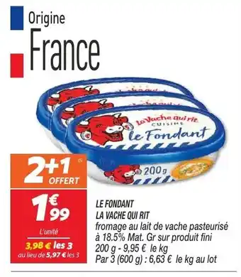 Netto Le Fondant La Vache Qui Rit offre