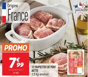Netto 12 Paupiettes de Porc Netto offre