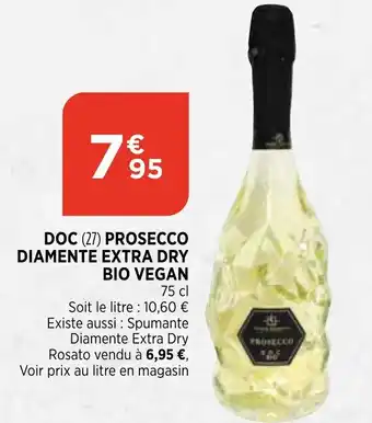 DOC (27) Prosecco Diamente Extra Dry Bio Vegan