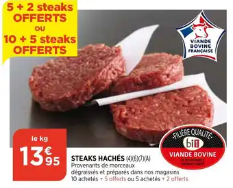 Bi1 Steaks Hachés offre