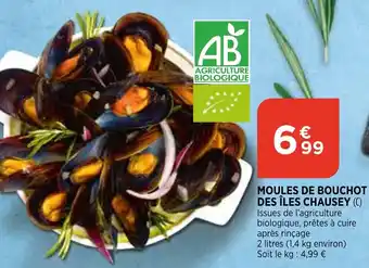 Bi1 Moules de Bouchot Des îles Chausey offre