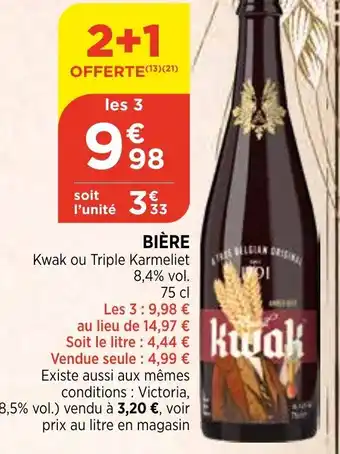 Bi1 Bière offre
