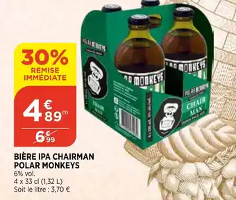 Bi1 Bière IPA Chairman Polar Monkeys offre