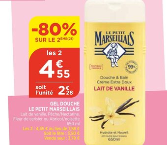 Bi1 Gel Douche Le Petit Marseillais offre