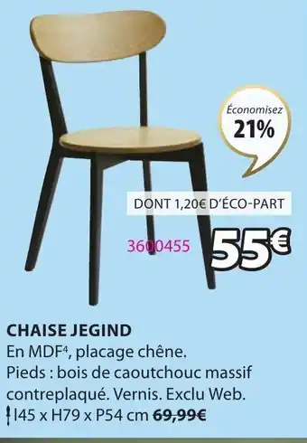 JYSK Chaise Jegind offre