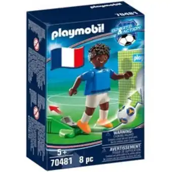 King Jouet 70481 - playmobil sports & action - joueur de foot français b offre
