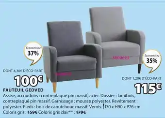 JYSK Fauteuil Gedved offre