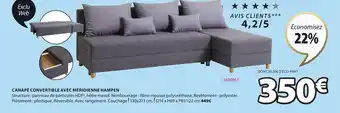 Canapé Convertible Avec Méridienne Hampen