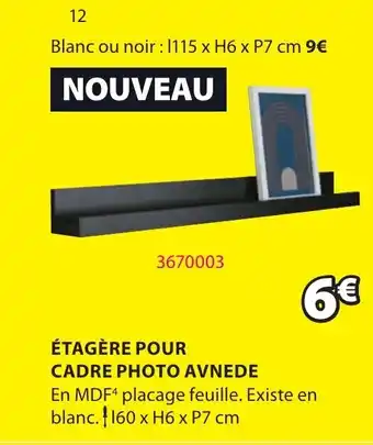 JYSK Étagère Pour Cadre Photo Avnede offre