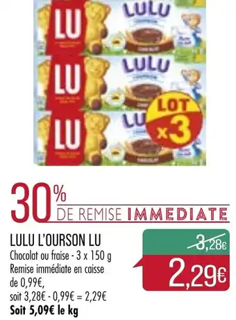 Match Lulu L'Ourson LU offre