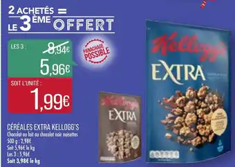 Match Céréales Extra Kellogg's offre
