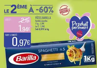 Match Pâtes Barilla offre