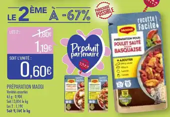 Match Préparation Maggi offre