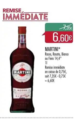 Match Martini offre