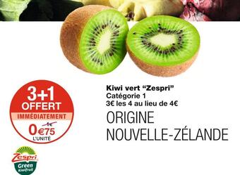 Monoprix Zespri kiwi vert offre