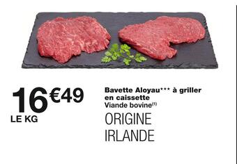 Monoprix Bavette aloyau à griller en caissette offre