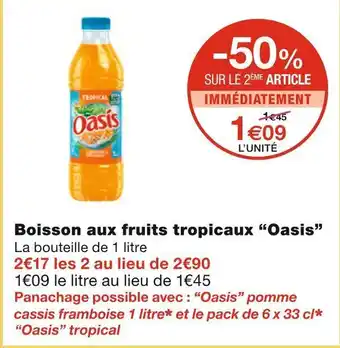 Oasis boisson aux fruits tropicaux