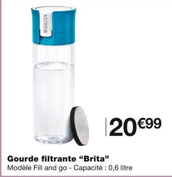 Monoprix Brita gourde filtrante offre