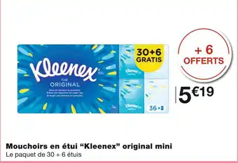 Kleenex mouchoirs en étui original mini